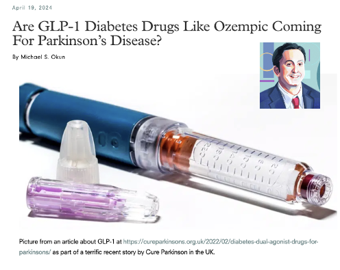 Are Ozempic-like drugs coming for Parkinson's? The New England Journal of Medicine’s @NEJM recent publication of a randomized study of a GLP-1 agonist originally designed for diabetes, but applied to Parkinson's disease, has led to a flurry of excitement and to a mountain of…