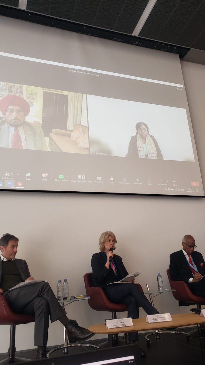 UNITAR's tweet image. Our panel discussion, “Building capacities to further the New Agenda for Peace, “ is live!
 
Join us online ➡️ i.mtr.cool/jcviesgqzn
 
#NA4P #BuildingCapacities #SummitOfTheFuture