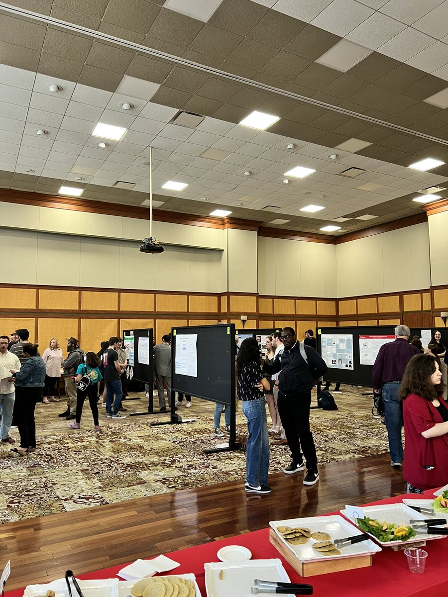 Great poster presentation day this year! We had 8 posters presented by data analytics students with topics ranging from linkedin job placements to chess and soccer to the alzheimer’s disease. Well done!