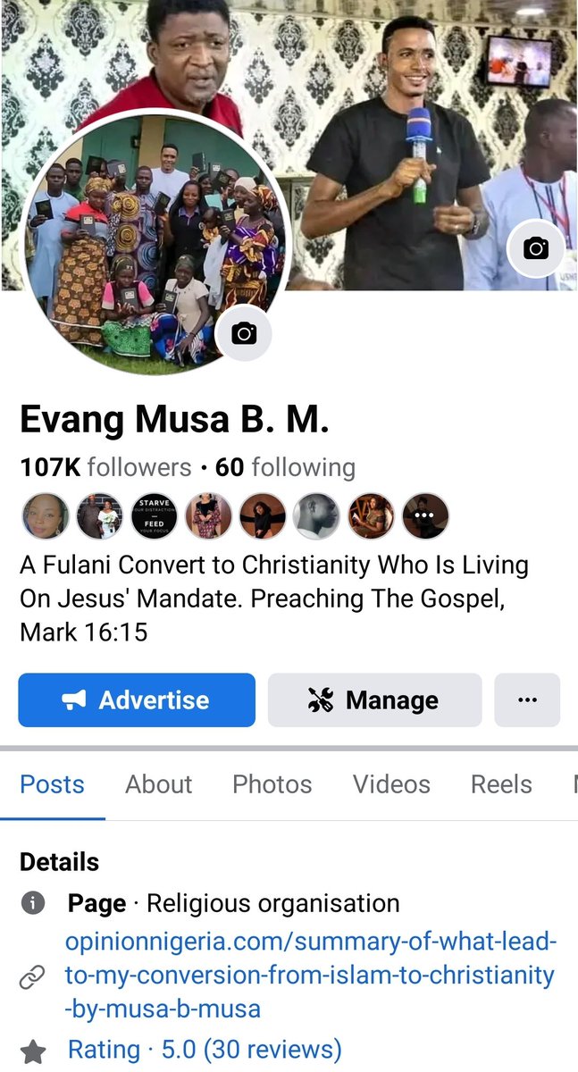 . Please to those asking if we are on Facebook, this is our only Facebook page. Any other page apart from this one, is a fake account. The Lord continue to see us through this journey of faith in the name of Jesus. Keep praying for us and the ministry. #Evang_Musa_B_Musa.