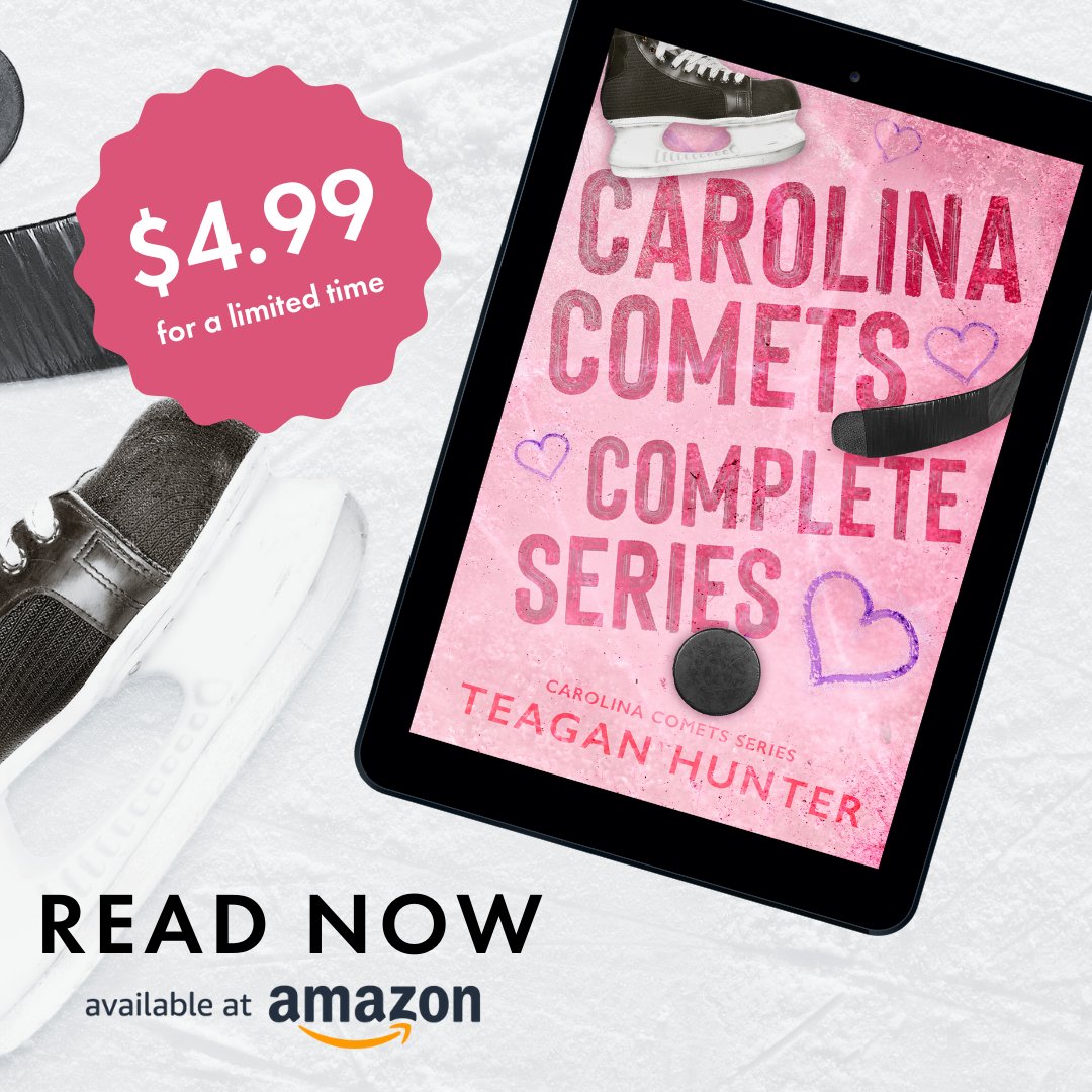 Carolina Comets The Complete Series by Teagan Hunter is on sale for $4.99 for a limited time!
Download your copy today!
mybook.to/CarolinaComets

Includes 7 novels, one novelette, and a never-before-seen Carolina Comets group chat!