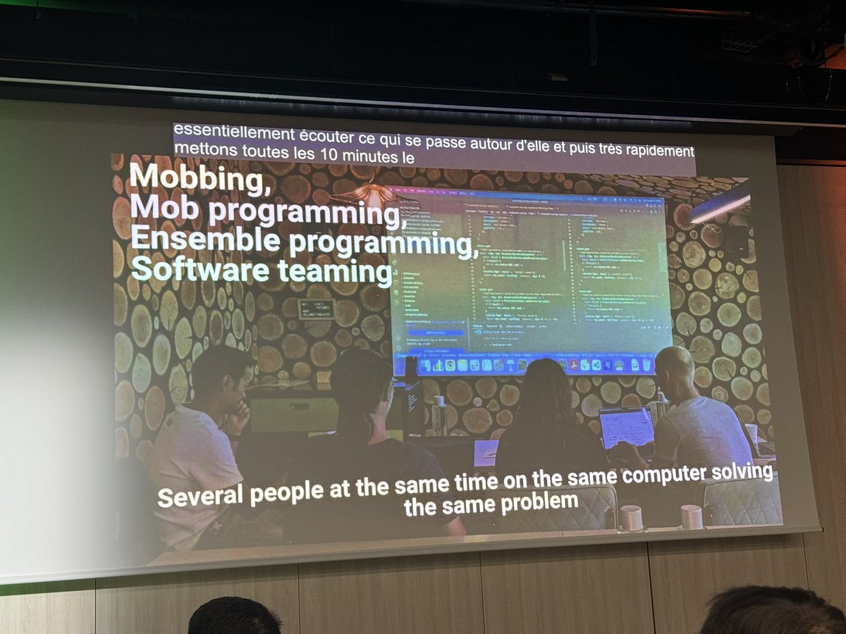 Le Mob Programming par la pratique chez Comet : 4 ans de la vie de l’équipe #DevoxxFR
