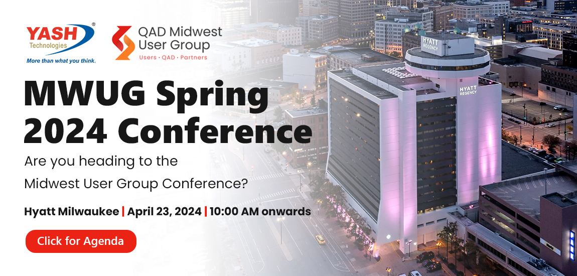 Don't miss the joint presentation on April 23 at 10.00 AM - Customer Success by a global leader in advanced energy storage solutions, and @YASH_Tech on how customers realized transformative business outcomes with @QAD_Community solutions. hubs.la/Q02ts8J10 #QAD