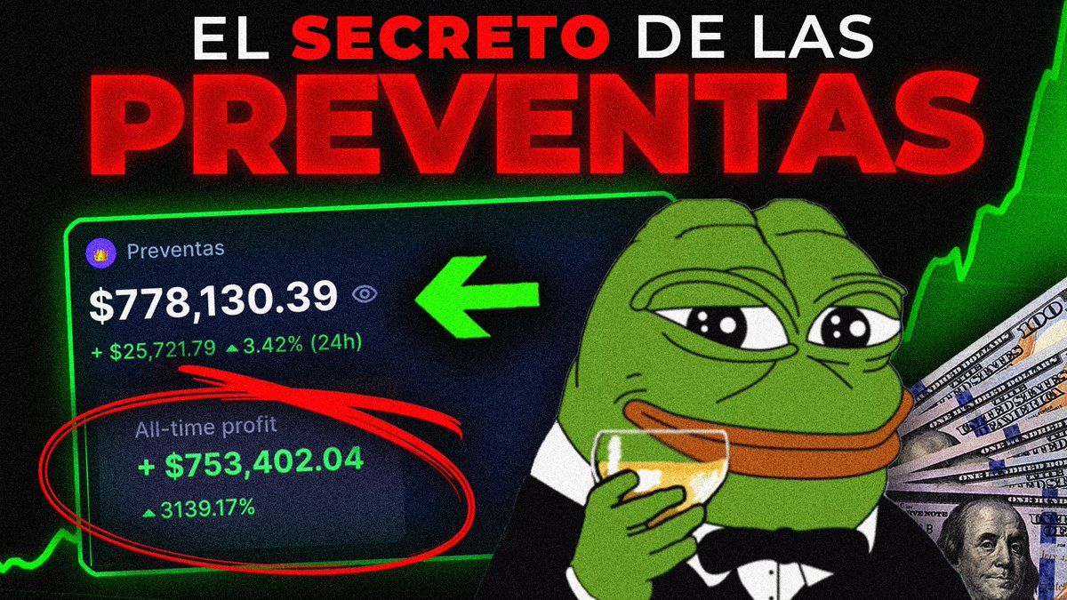 joeljordana_'s tweet photo. Pronto se ganará MUCHO DINERO con las PREVENTAS.

No habrá nada más RENTABLE.

Pero no todas valen🧵👇
