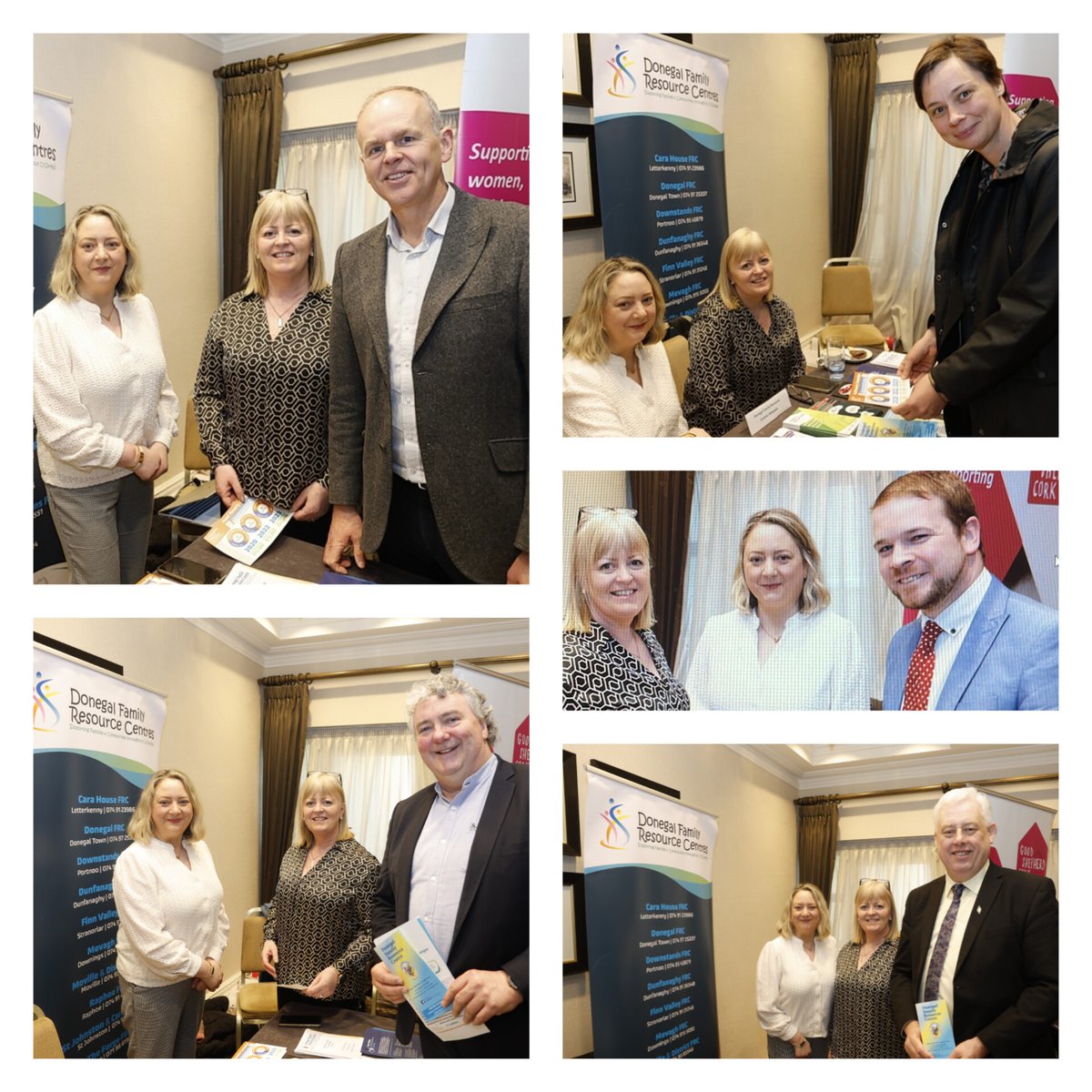 Thank you to Joe McHugh TD, Dr Anna Visser, Donnchadh Ó Laoghaire TD, Thomas Gould TD and Thomas Pringle TD, for meeting representatives from the Donegal FRC Network for the Children’s Rights Alliance Food Poverty Drop in day #familyresourceirl 
#childrightsirl