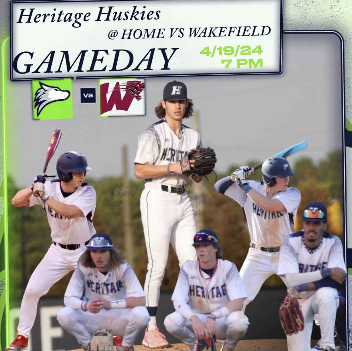 Gameday!!!! 🆚Wakefield 📍Home ⏰:7PM ⚾️ Granata