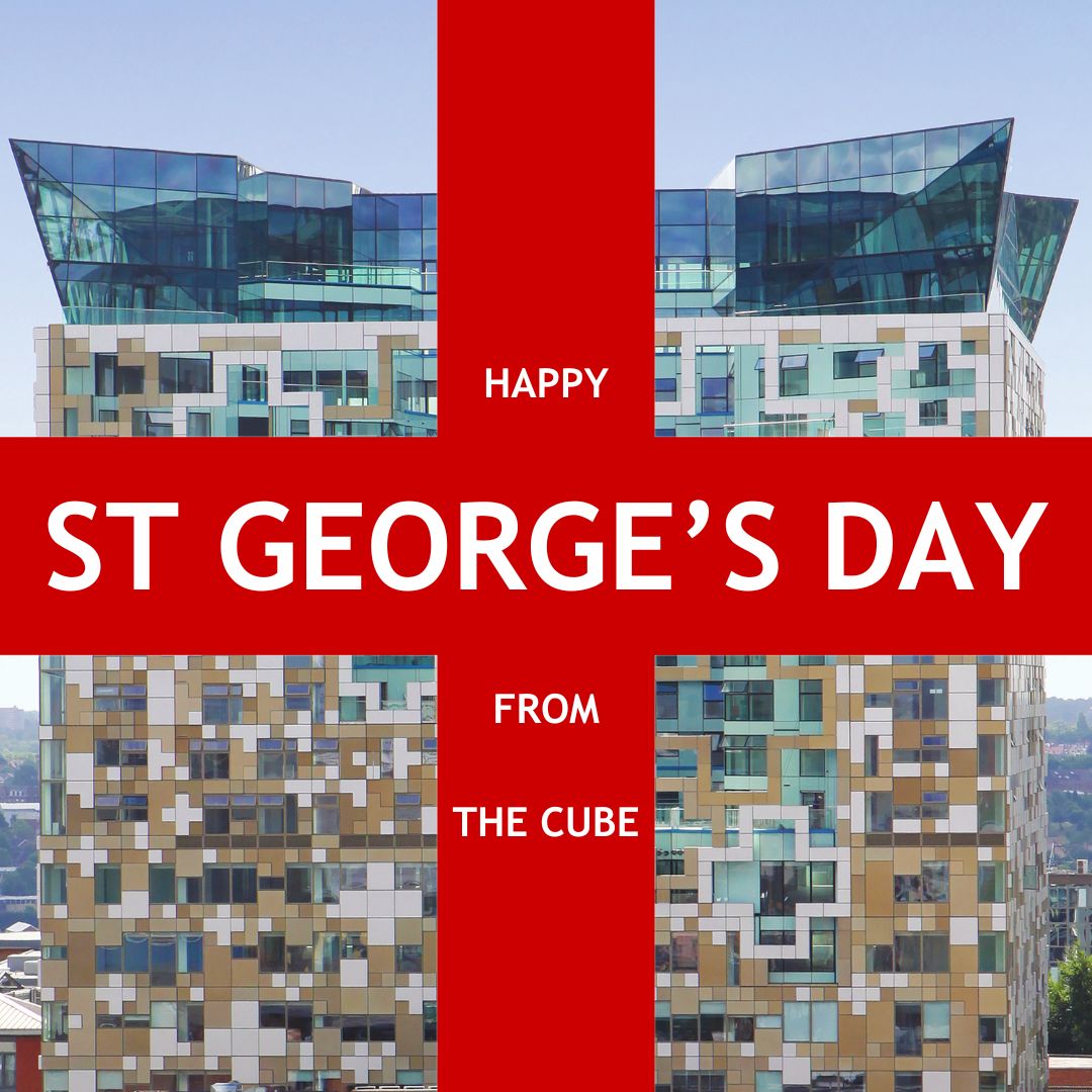 Wishing a very Happy St George’s Day to all today! 🏴󠁧󠁢󠁥󠁮󠁧󠁿

#BizHour #StGeorgesDay #Birmingham