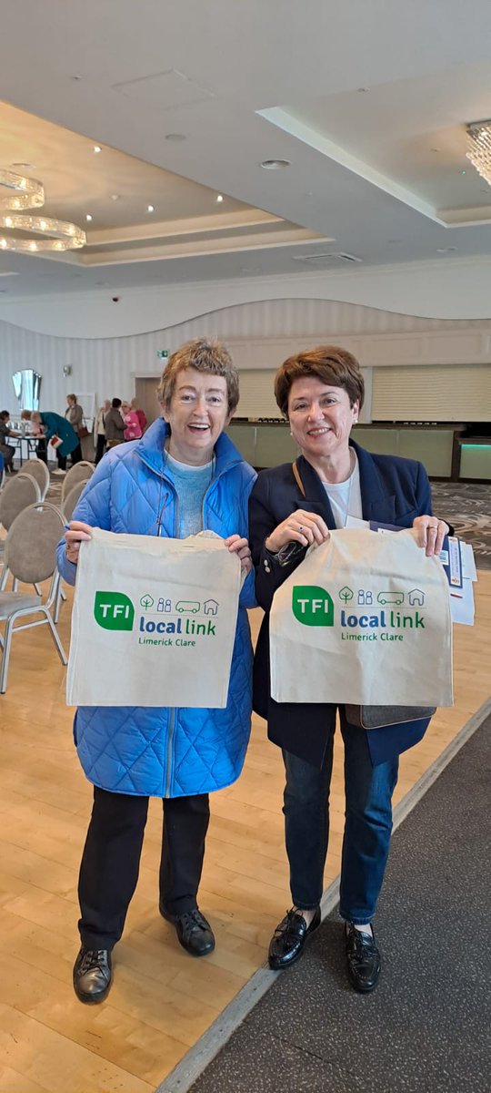 Thank you to West Limerick Resources for the invite to speak about Transport at the Over 60's information Event recently. Marie our Limerick Co-ordinator spoke on behalf of TFI Local Link Limerick Clare. Anne & Cassidy were delighted to answer any questions at the stand.