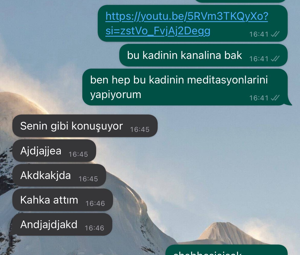 meditasyon ve olumlama kralicesi denilince ben