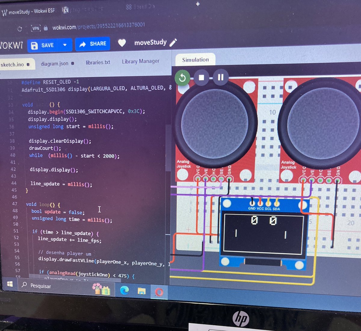 pong no arduino 🧐