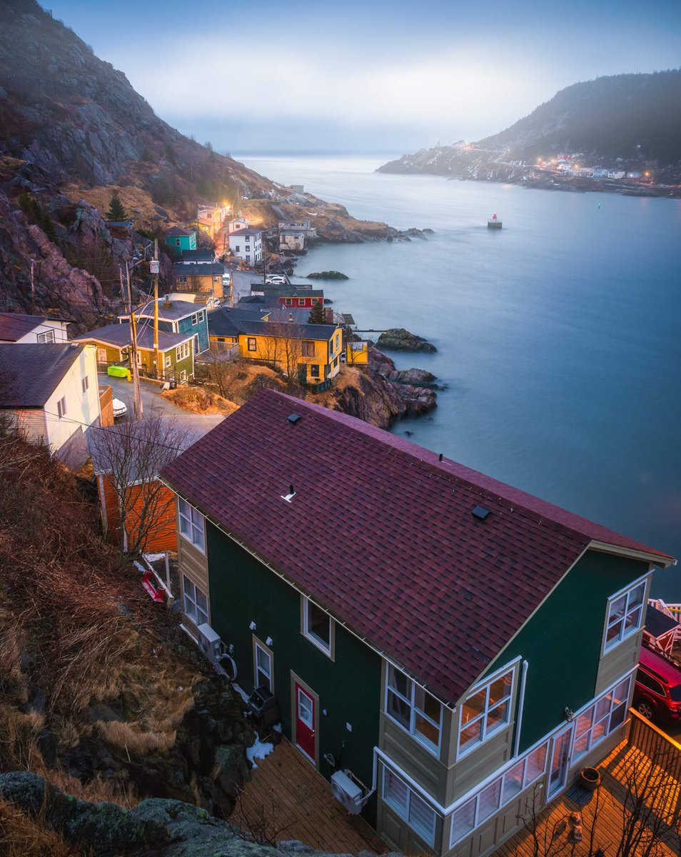 Misty mornings looking toward St. John's Narrows Newfoundland. #newfoundland #canada