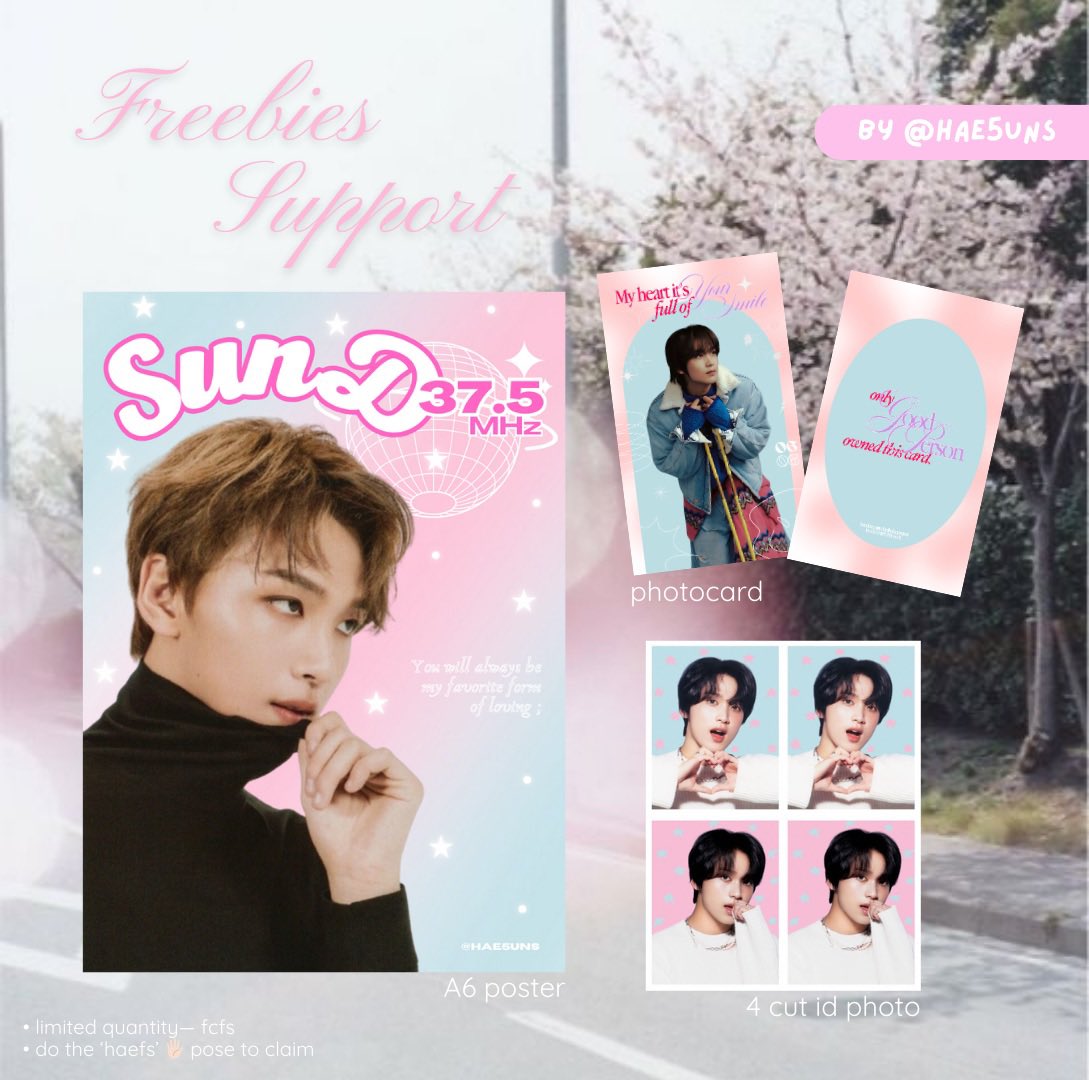 .° ༘🎐⋆ 𝘼𝙡𝙡 𝙖𝙗𝙤𝙪𝙩 𝟎𝟔𝟎𝟔 🫧₊˚ෆ — freebies support by @HAE5UNS sfs! let’s meet on 27/4 & claim my freebies @ #MaHaeinWonderland ↻ like & rt this post ↻ limited quantity — fcfs ↻ do the ‘haefs’ 🖐🏻 pose to claim ↻ time & outfit details tba see u soon !