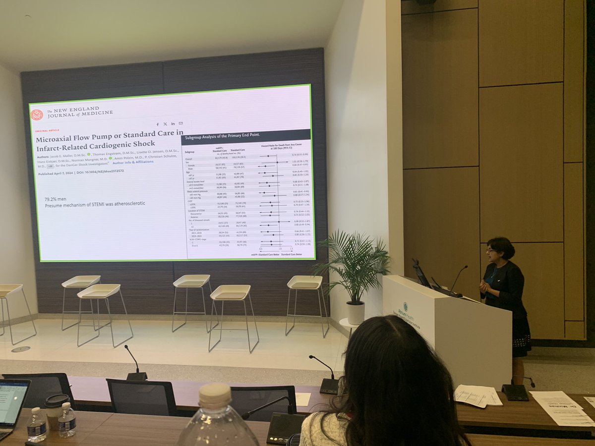 drmalissawood's tweet photo. @NanditaScottMD presenting @iSCADregistry data on #cardiogenicshock in #SCAD @SCADalliance https://t.co/CDXOMp2y9a