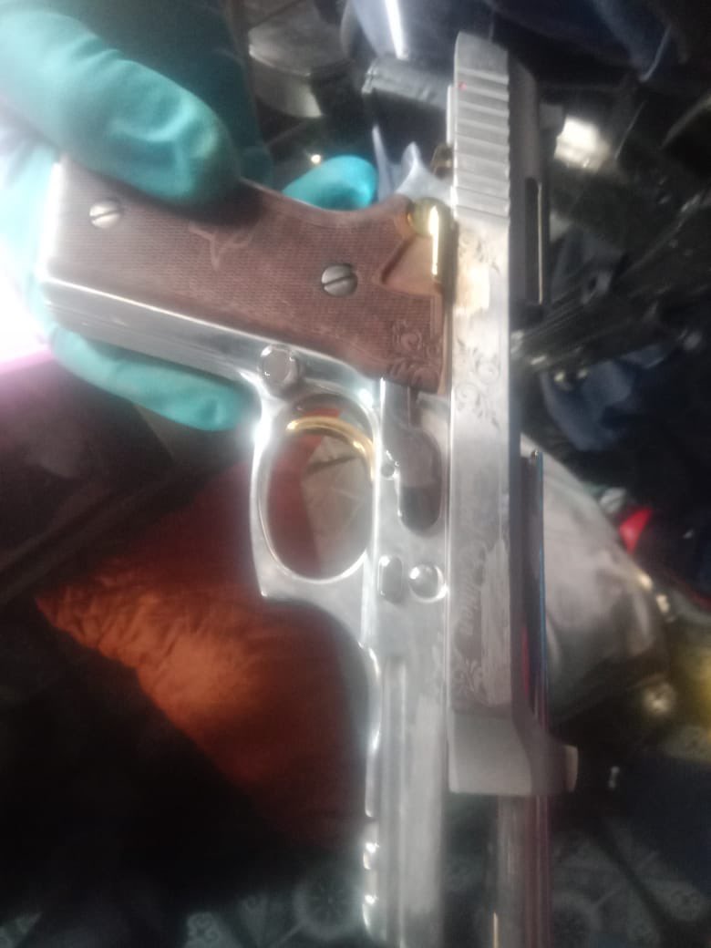 Three suspects have been arrested in connection with the murders of Rand Water executive, Teboho Joala and his bodyguard. Police also conducted a search at the suspects place of residence where they found and confiscated a 9mm pistol, 18 rounds of an AK47 rifle.