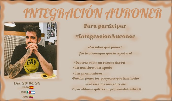 AluihHe's tweet photo. ¡INTEGRACIÓN AURONER! 🤍🤡

Se hará una integración auroner, la cuál están todxs invitadxs a participar, esto con la intención de ayudar a unir al fandom y que  personas nuevas se den a conocer pero también calmar un poco el momento 

RT, fav y difundir para llegar a más gente https://t.co/uuL921ehE5
