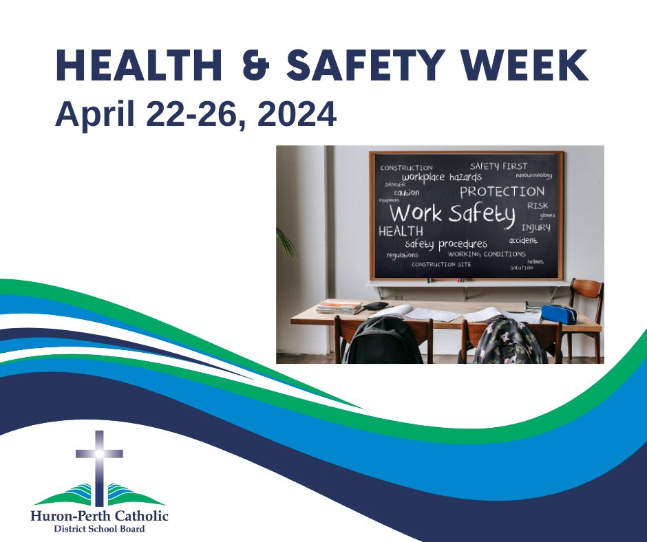It's Health and Safety Week! Across the system #HuronPerthCatholic employees are reviewing health and safety topics and schools are participating in the Annual Safety Cup Challenge!