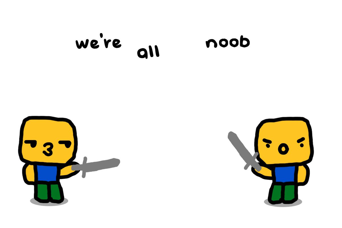 its a $noob vs $noob world