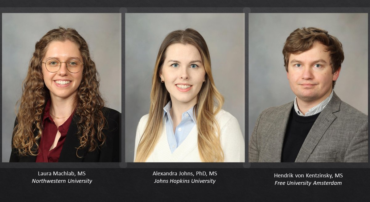 I am proud to announce the addition of 3 exceptional researchers to the Neuro-Informatics team @MayoClinic: neuroscientist Dr. Alexandra Johns & AI engineers Laura Machlab and Hendrik Von Kentzinsky. #science #neurosurgery #AI