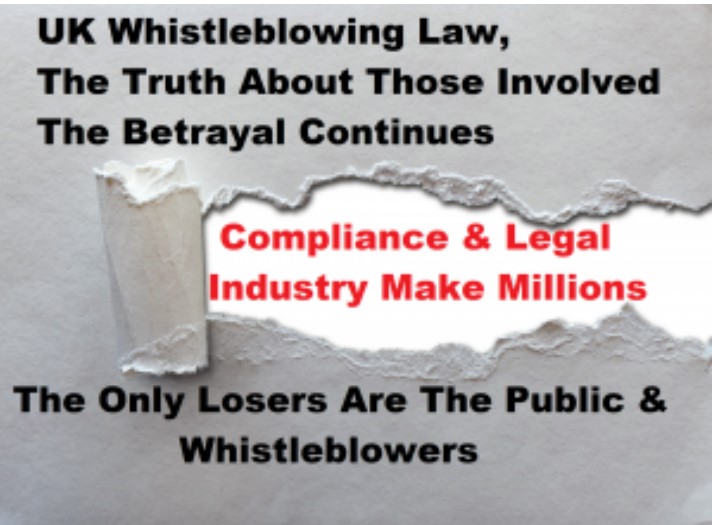 People of integrity like @deepa_driver understand why getting #whistleblowing law reform right this time is essential and why MPs & Peers should heed @CompassnInCare's warnings about & opposition to the corporate-funded lobbying for #WhistleblowingBill #OfficeoftheWhistleblower.