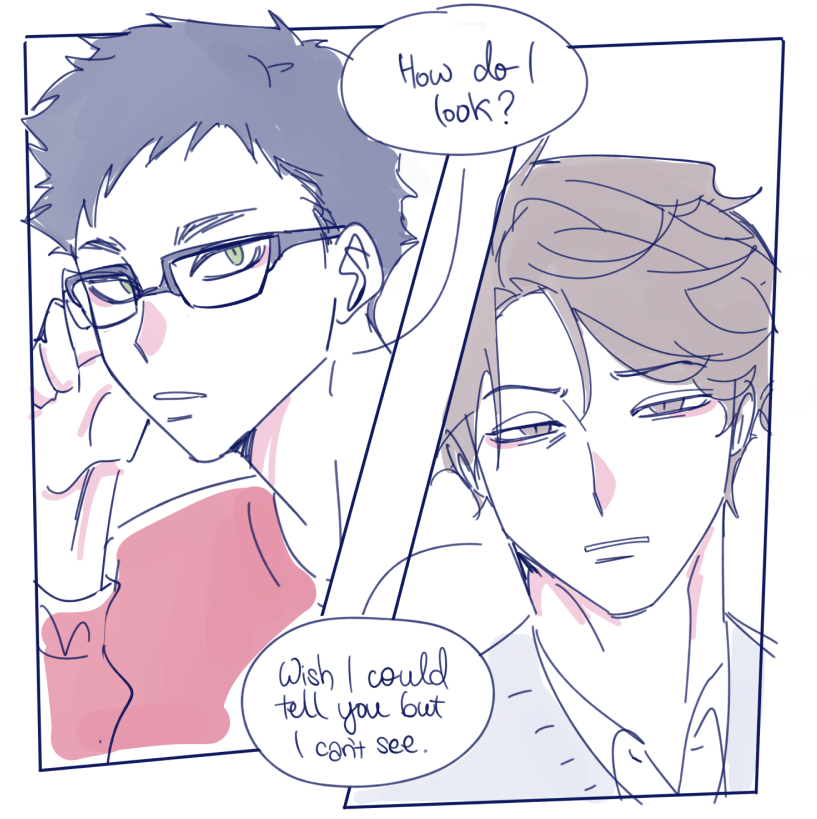 glasses
#haikyuu #iwaoi #rkgk #ハイキュー