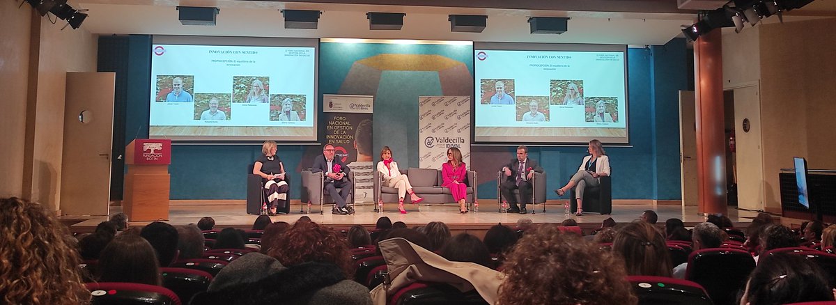 Hoy asistimos al II Foro Nacional en Gestión de la Innovación en Salud " Innovación con-sentid@" <a href="/foroMindtheGap_/">FORO MIND THE GAP</a> 
📍 Fundación Botín Santander <a href="/fundacionbotin/">Fundación Botín</a> 
<a href="/IDIVALdecilla/">IDIVAL</a> <a href="/saludcantabria/">Salud Cantabria</a>