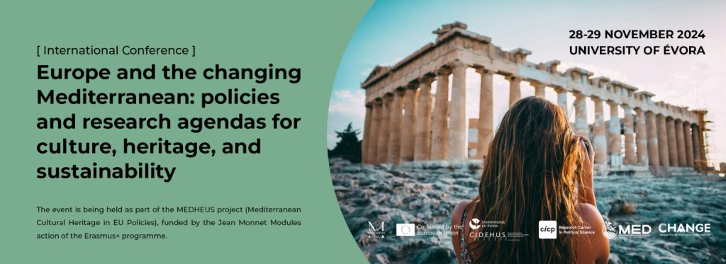 🔜Submit proposals for the International Conference “Europe & the changing Mediterranean” launched by #MEDHEUS project! Explore thematic topics including EU policies, cultural integration, sustainable tourism, & more. ⏰ 30 April, 2024 👉 shorturl.at/boJO6