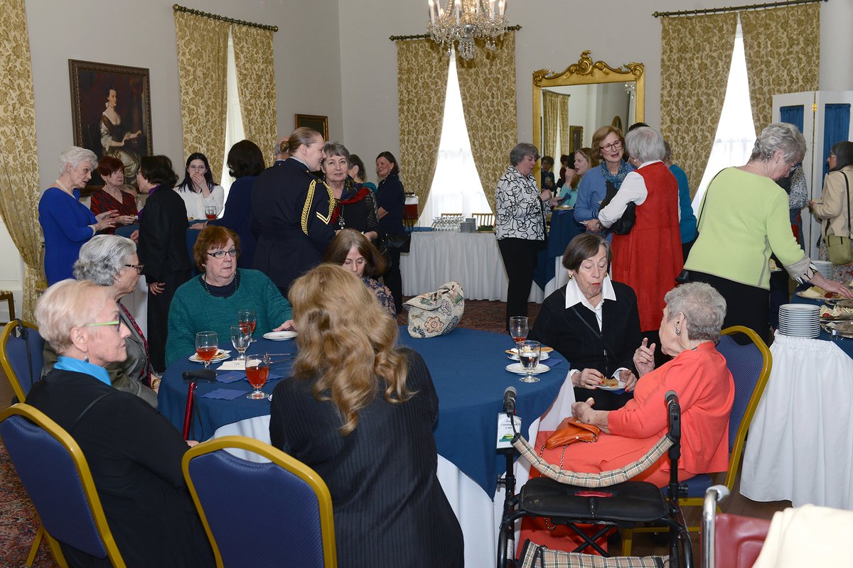 Her Honour Mrs. Patsy LeBlanc hosted a reception for the Halifax Ladies' Musical Club and the Women for Music Society at Government House. Her Honour serves as the Patron for both organizations. Photos: bit.ly/400tAr3 #NovaScotia #Halifax