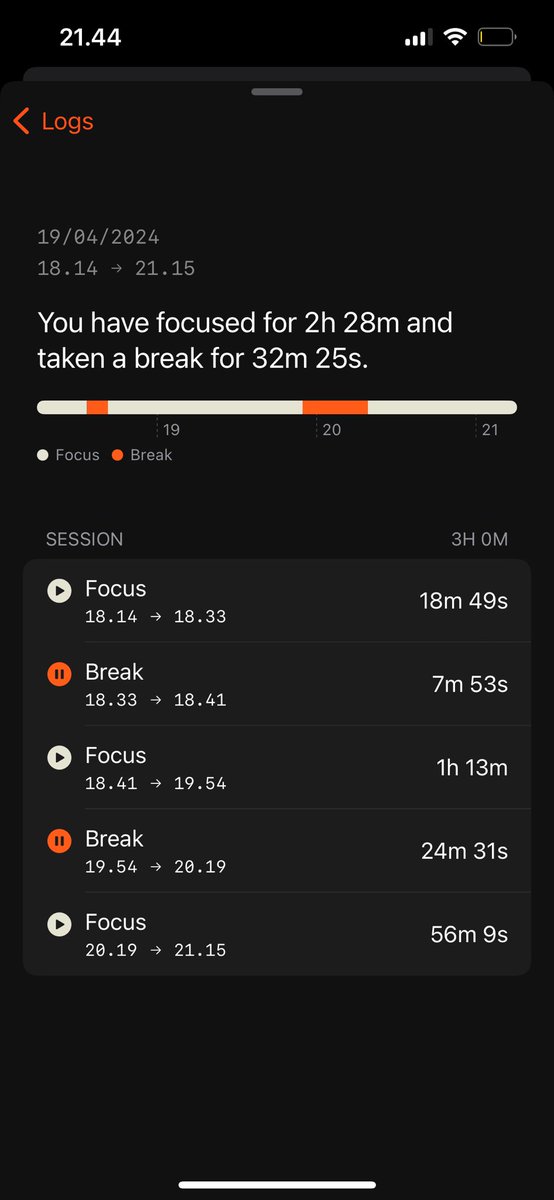 flowtimeapp's tweet photo. Update:

• Add session details (donut chart) in log lists.
• Add Log details view.
• Fix broken view for iPhone SE.

Available in TestFlight now.

#buildinpublic #indiehackers #iosdev #Productivity https://t.co/qDSuW7QiA9