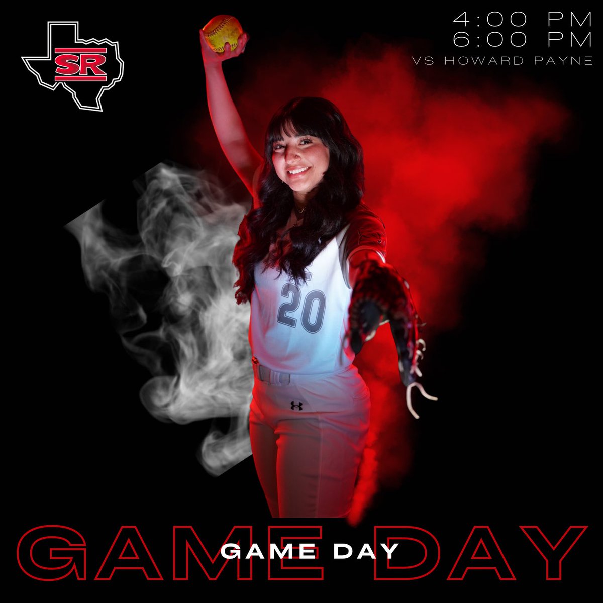 Game day at home ❤️‍🔥🥎

🆚 Howard Payne
⏰ 4:00 pm | 6:00 pm
📍 Lobo Softball Field | Alpine, TX
📺 rb.gy/it56ir
📈 srlobos.com/sidearmstats/s…