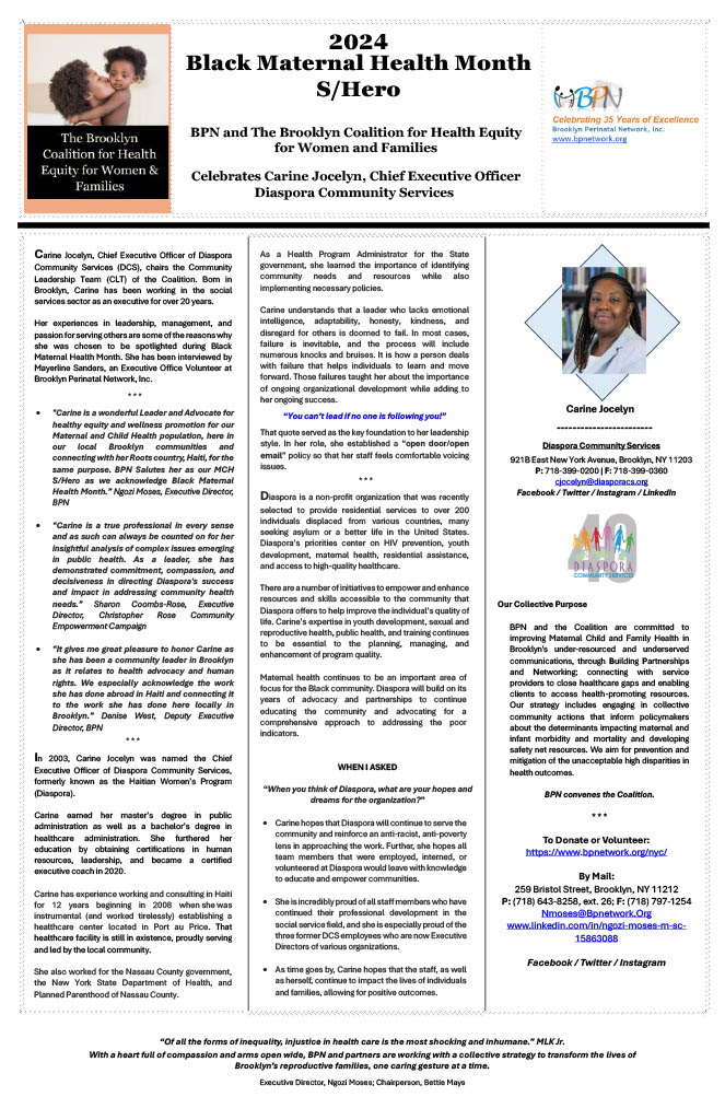 Brooklyn Perinatal Network tweet media