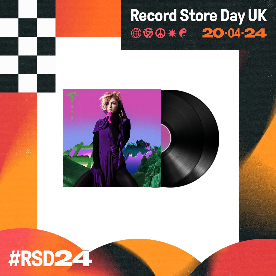 Tomorrow, @alisongoldfrapp 's 'The Love Reinvention' will be available on vinyl, exclusively for #RecordStoreDay to support independent record shops! Head to the official @RSDUK website to find your local record shop and how to take part in this year’s celebrations! 💜 #RSD24