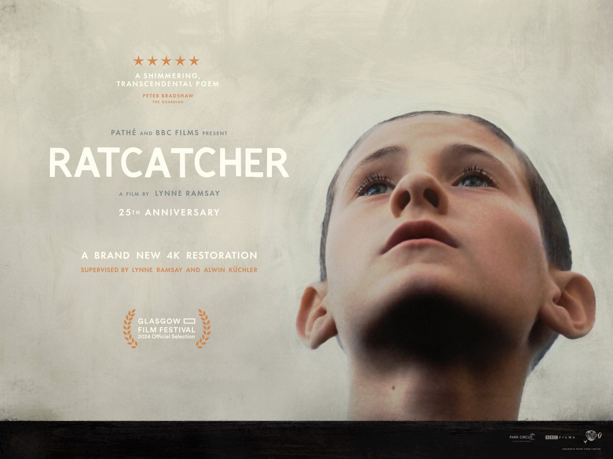 Tickets are now on sale for a special 25th anniversary screening of Lynne Ramsay’s poetic debut feature, #Ratcatcher. 🌾 This breathtaking 4K restoration by @ParkCircusFilms will be hosted by @ReclaimTheFrame. ✨ ⏰ Sun 28 April at 3pm. 🎟️ Book tickets: storyhouse.com/whats-on/ratca…