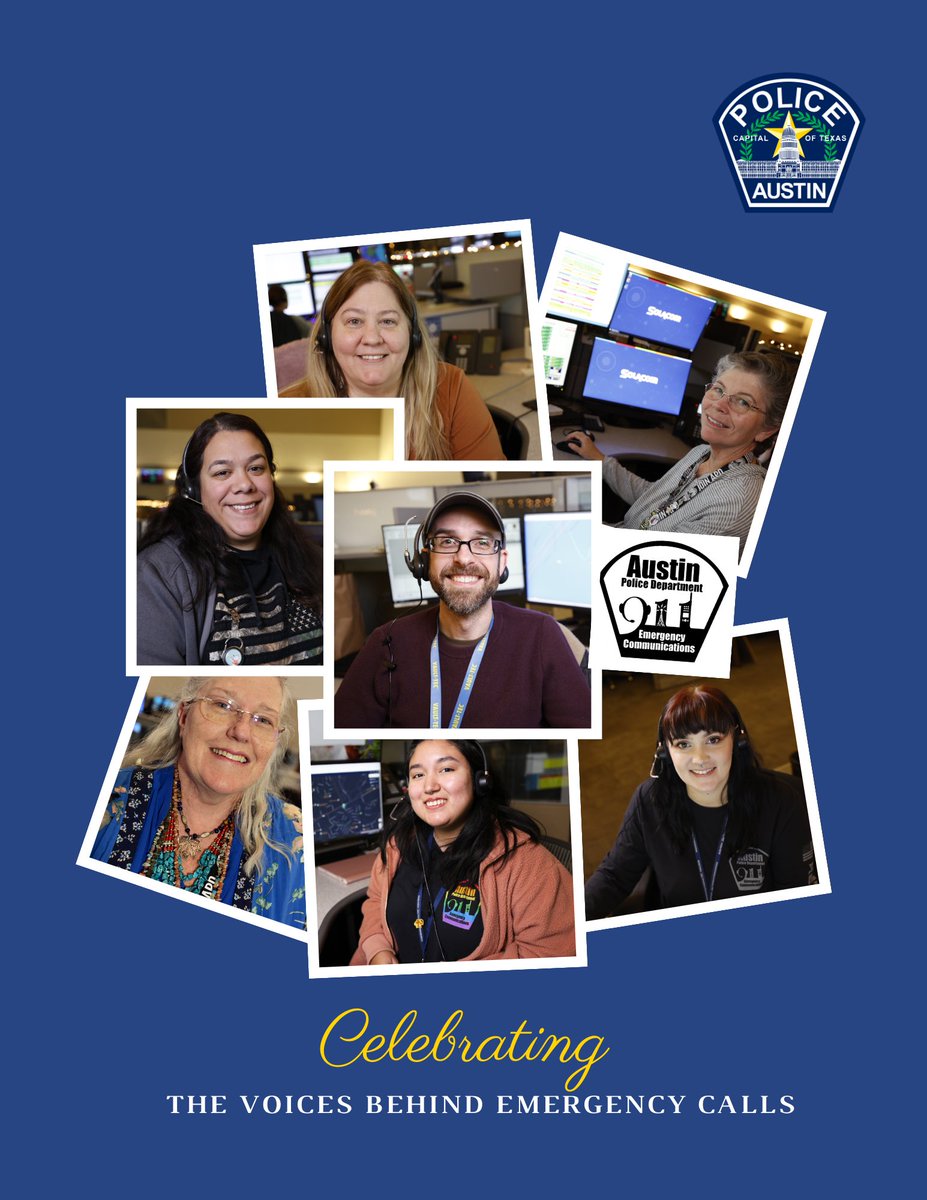 Celebrating our phenomenal call takers and dispatchers at @Austin_Police during #NationalPublicSafetyTelecommunicatorsWeek. They are the first voice of help in times of need, and their work is critical and essential. Thank you for all you do!