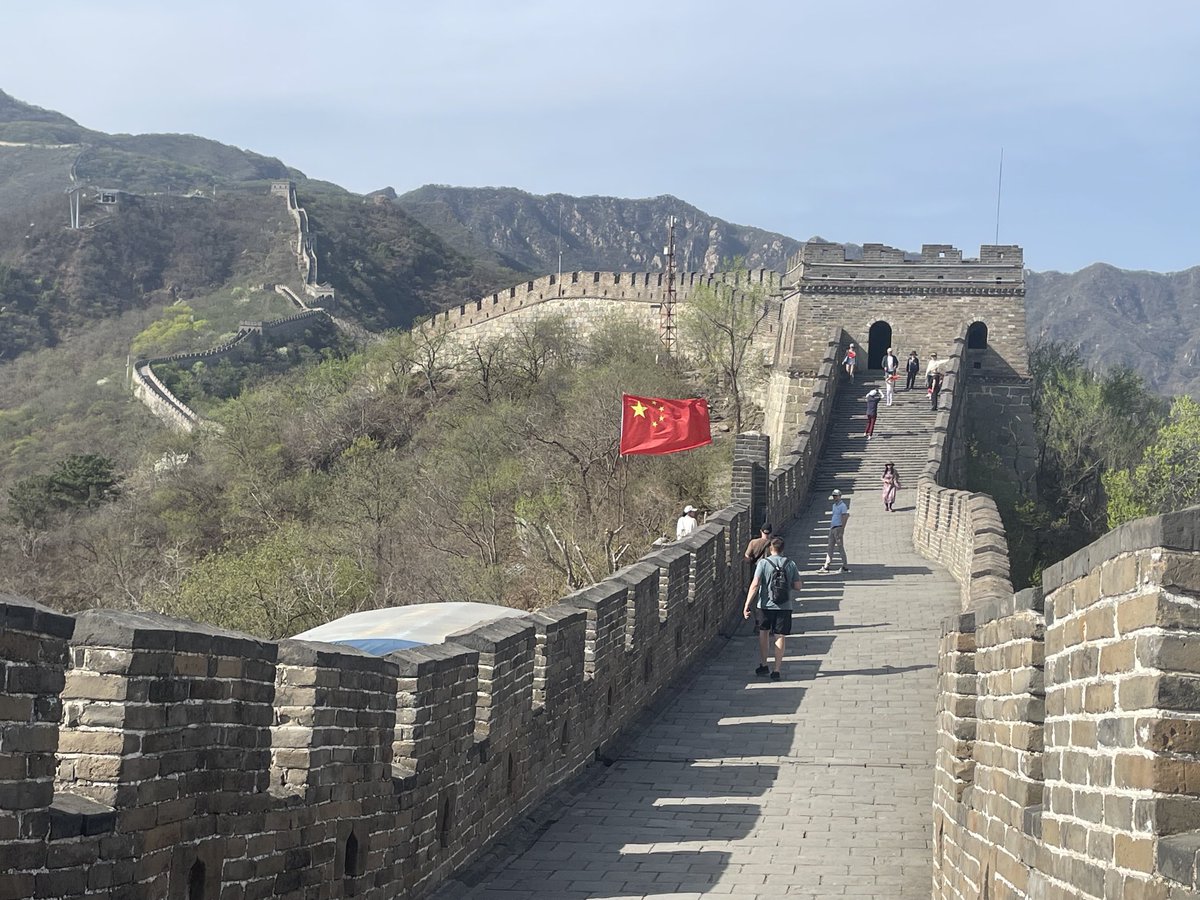 Lovely start to our China trip with the #GreatWall