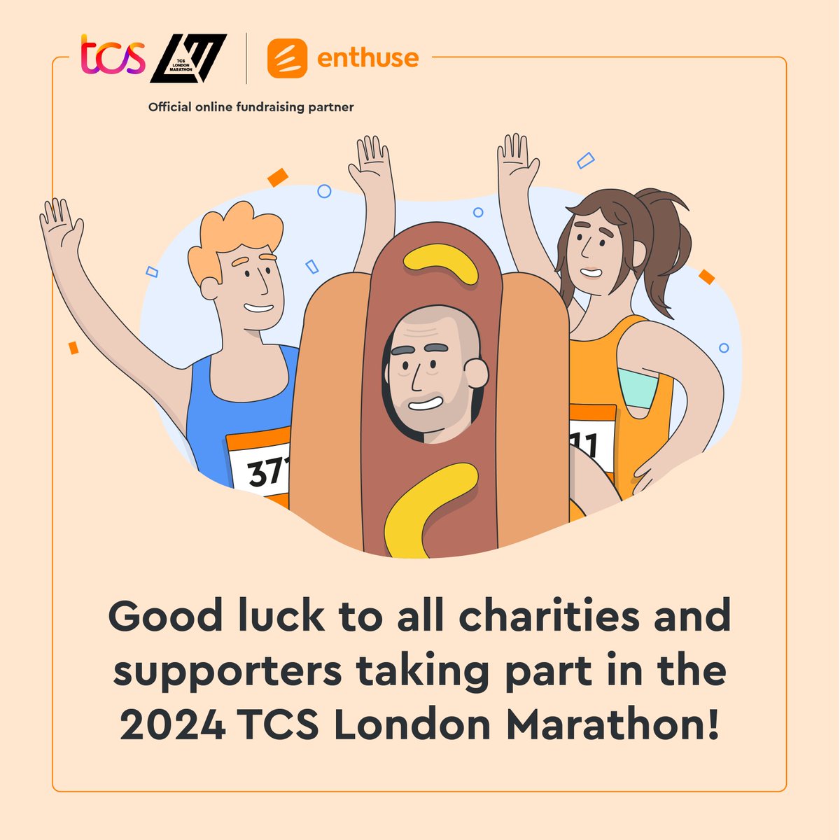 It’s nearly #LondonMarathon time! 🏅 The world’s biggest one-day fundraising event is just around the corner and as always, it promises to be a fantastic occasion! So all that’s left to say is good luck to all the charities taking part this year. Go well! 🧡
