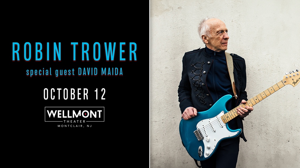 #OnSaleNow Robin Trower (@robintrower) in Montclair, NJ on Saturday, October 12! Get your tickets: bit.ly/3vGx4WC