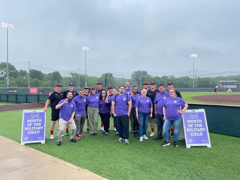 UIWMVC's tweet photo. UIW celebrated the Month of the Military Child by hosting a special UIW Purple Up Baseball Game! We appreciate all of those who took part and helped us honor military children. Happy Purple Up! #UIWPurpleUp #UIWBaseball #MonthoftheMilitaryChild #PurpleUp https://t.co/tERuy3pCfB