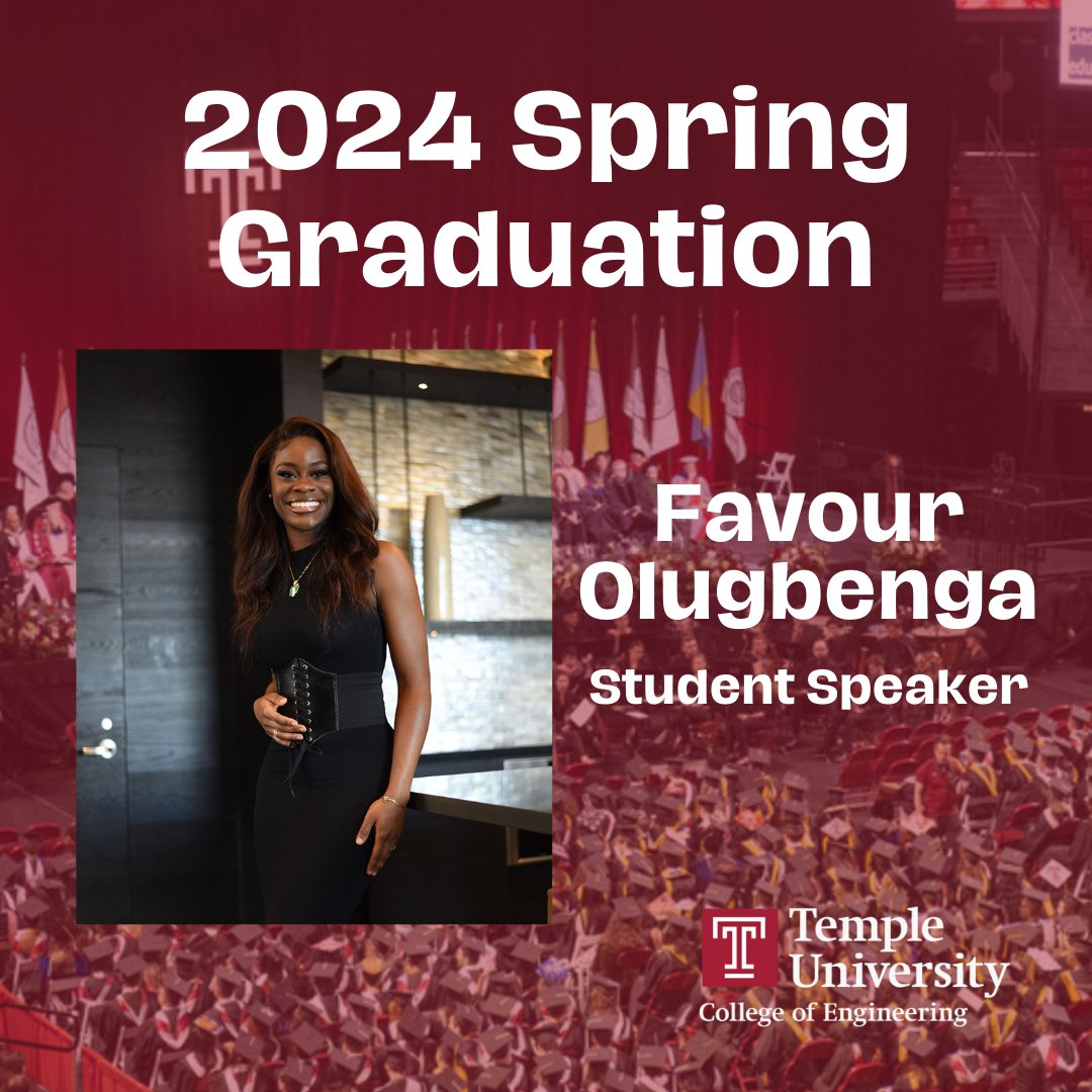 We're happy to announce Favour Olugbenga as our 2024 Commencement Student Speaker! Alongside her plethora of academic achievements, Favour is an active member of the TU community, and we are proud to have her represent this graduating class.✨ Read more: bit.ly/49GWyBl