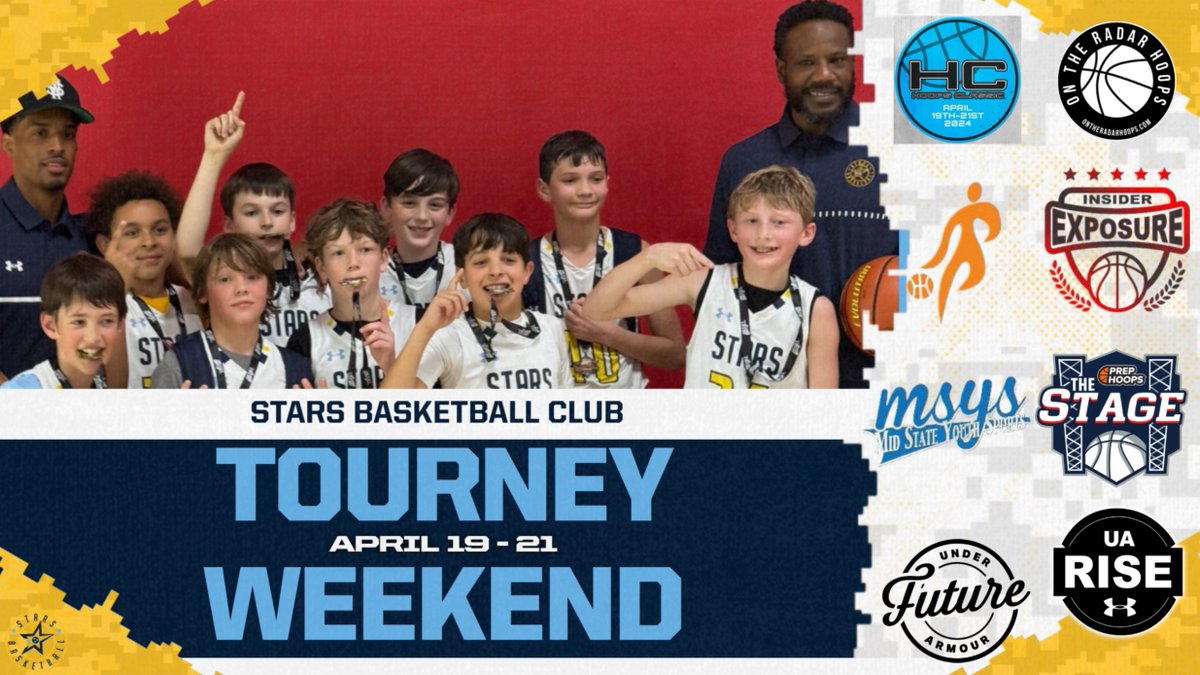 Good luck to 42 of our STARS Basketball Teams who are competing in eight different events this weekend in Nashville, Lebanon, Memphis, Manheim (PA), Knoxville, Indianapolis, at Marietta (GA)! #morethan
