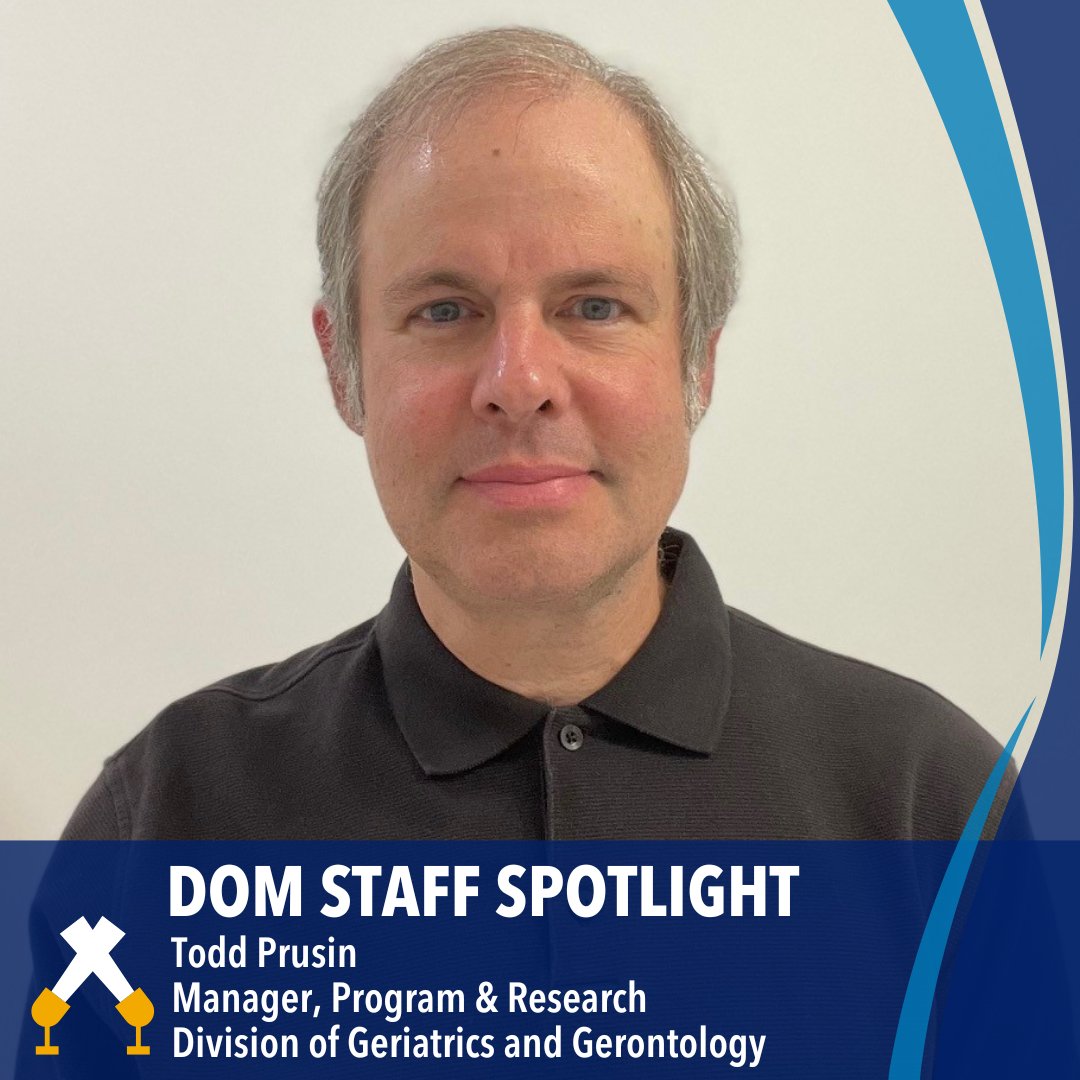 👋Meet Todd, @EmoryGeriatrics's Manager of Program & Research. In this #DOMStaffSpotlight, Todd discusses his work supporting Dr. Madeleine Hackney’s lab, as well as his passions outside of work—music and all things James Bond! 

➡️Check it out: bit.ly/3VZPigH