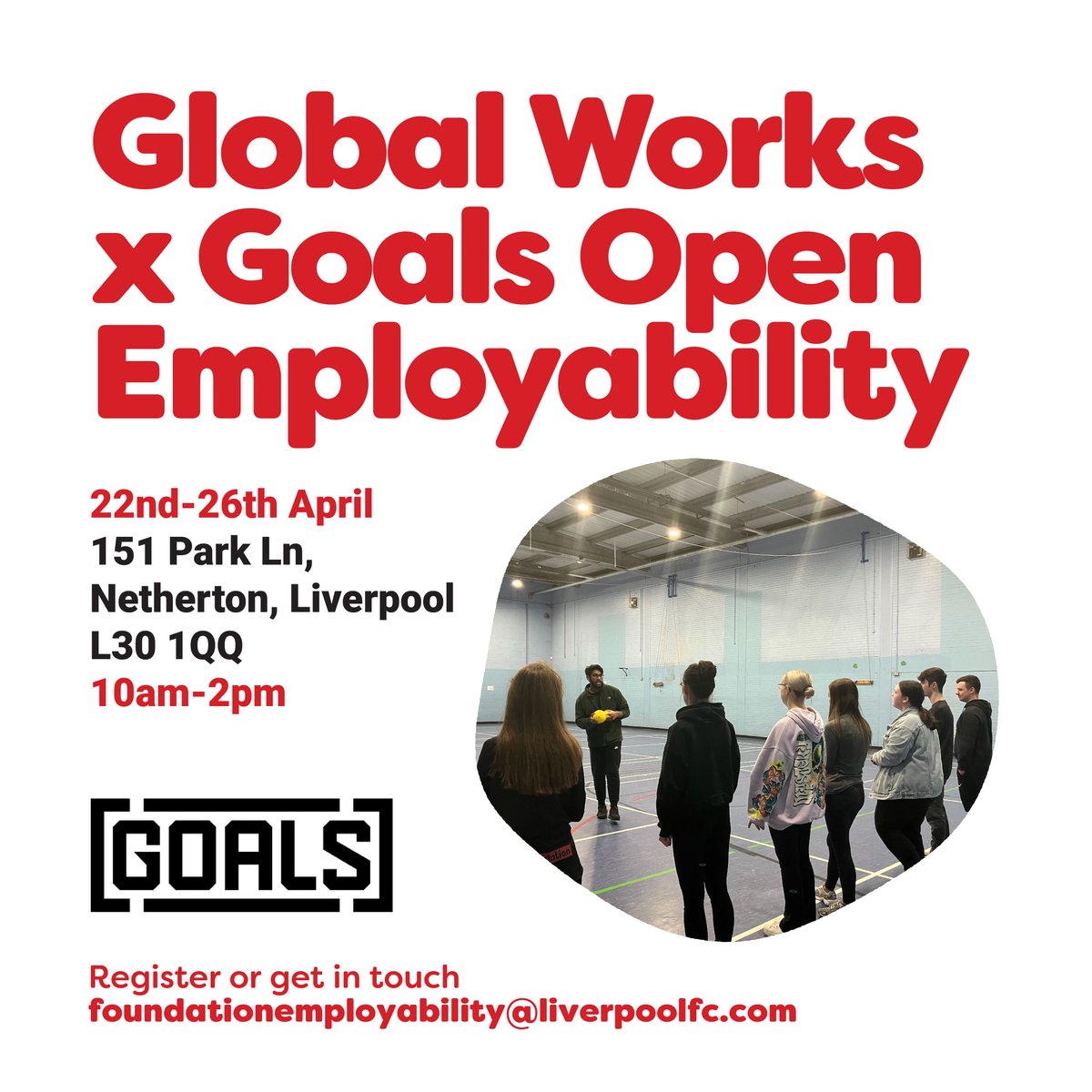 Interested in a career in sports coaching or refereeing? On Monday 22nd April, we will be delivering a weeklong employability programme in collaboration with GOALS✨ Visit the link for more information & to register your interest: bit.ly/3Q8Orqc @PLCommunities