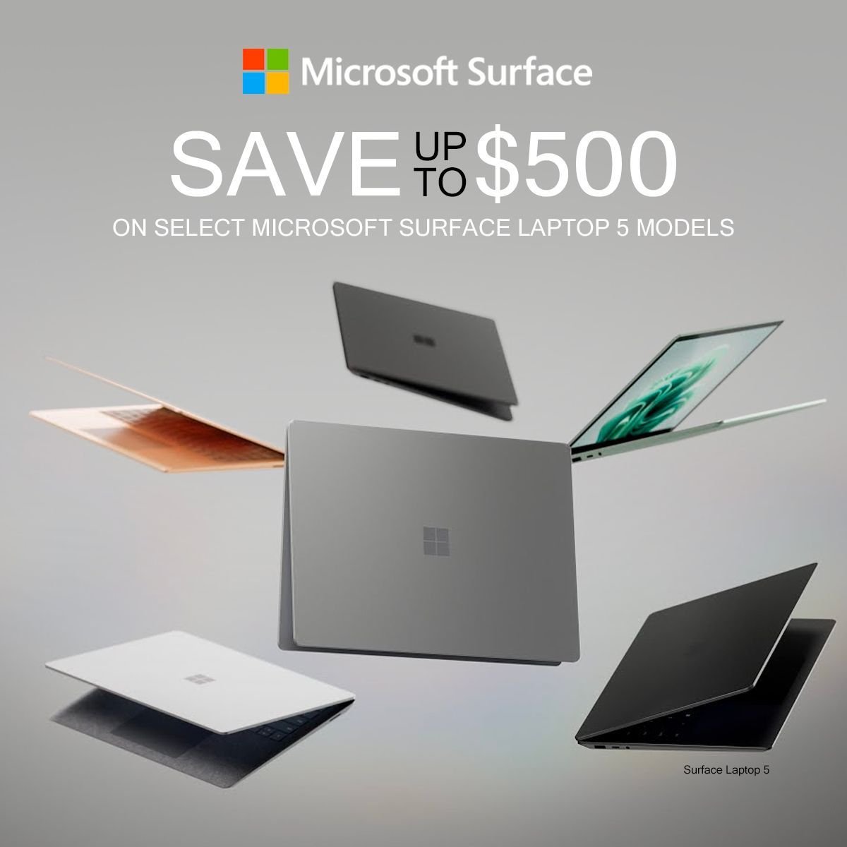 Save on select #Microsoft Surface Laptops buff.ly/3VXBTpl #Surface