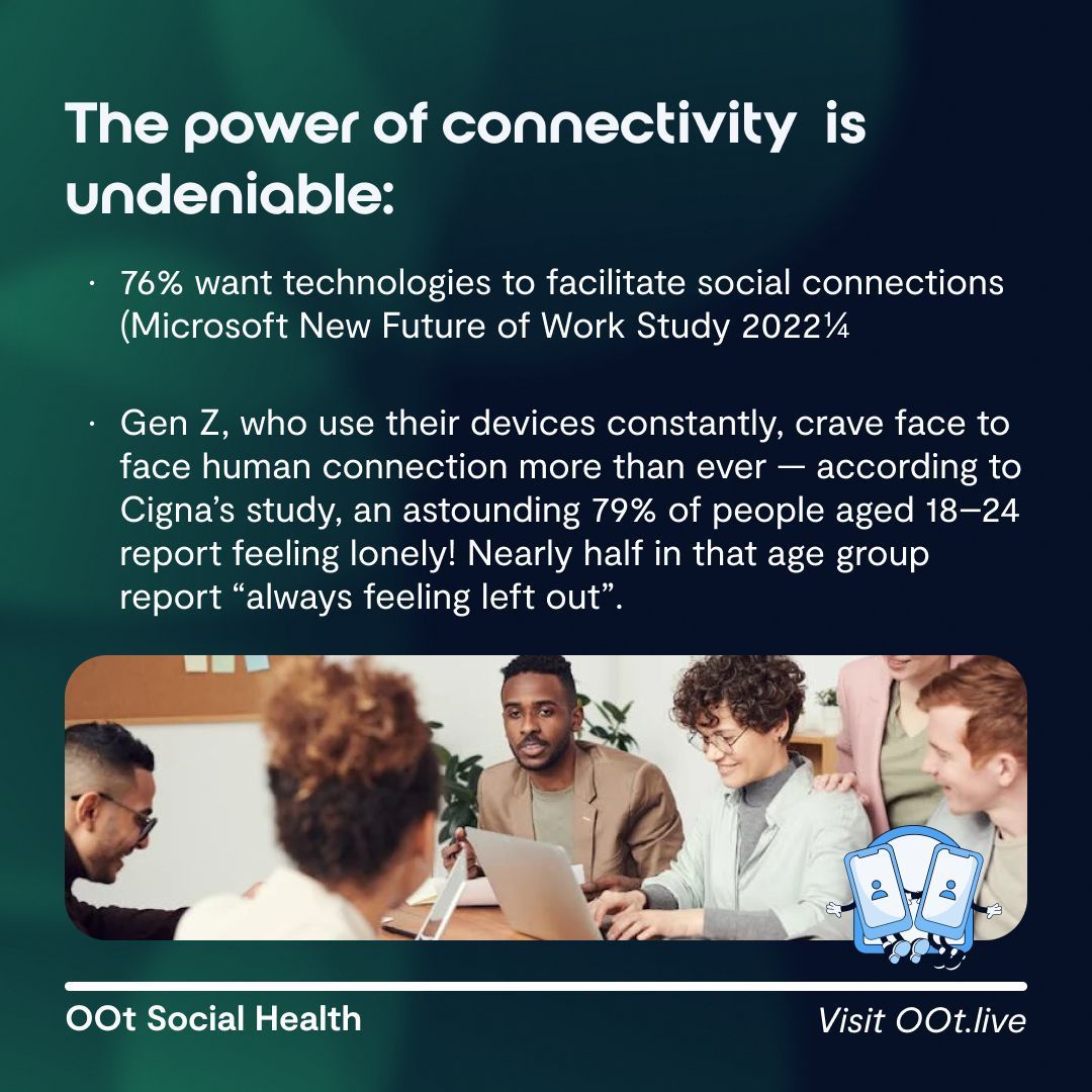 Connectivity that transcends boundaries, bridges gaps, and fosters unity. Experience the power of connection with OOt! 
-
#PowerOfConnection #OOtConnectivity