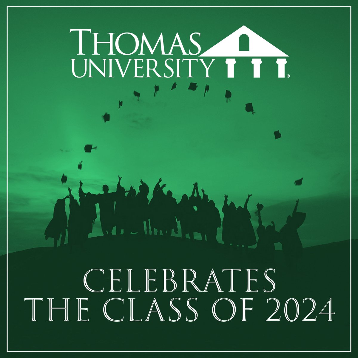 ❗❗Mark your calendars! ❗❗ Thomas University Commencement is set for Saturday, May 4th! Stay tuned - more information to come on times and links for the live stream right here.