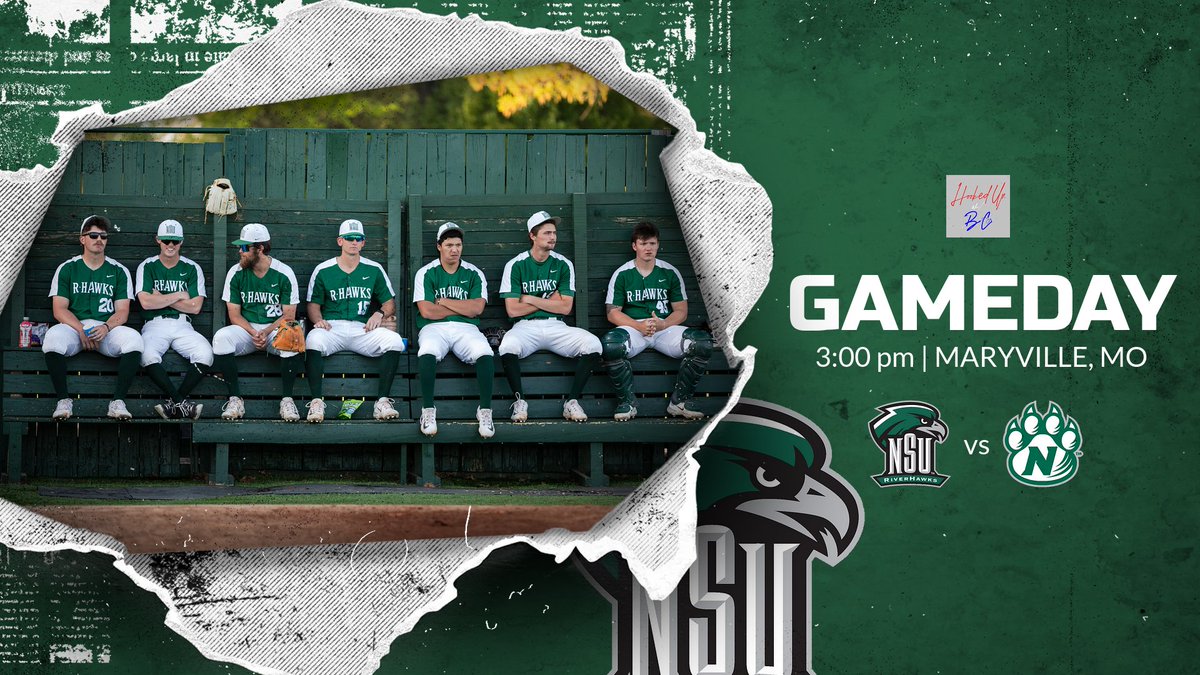 Game 1️⃣ with Bearcats 🆚 - Northwest Mo. 🕰️ - 3 p.m. 📍 - Maryville, Mo. 💻 - themiaanetwork.com/nsugoriverhawks 📊 - GoRiverHawksGo.com/coverage #TeamNSU // #RiseHigh