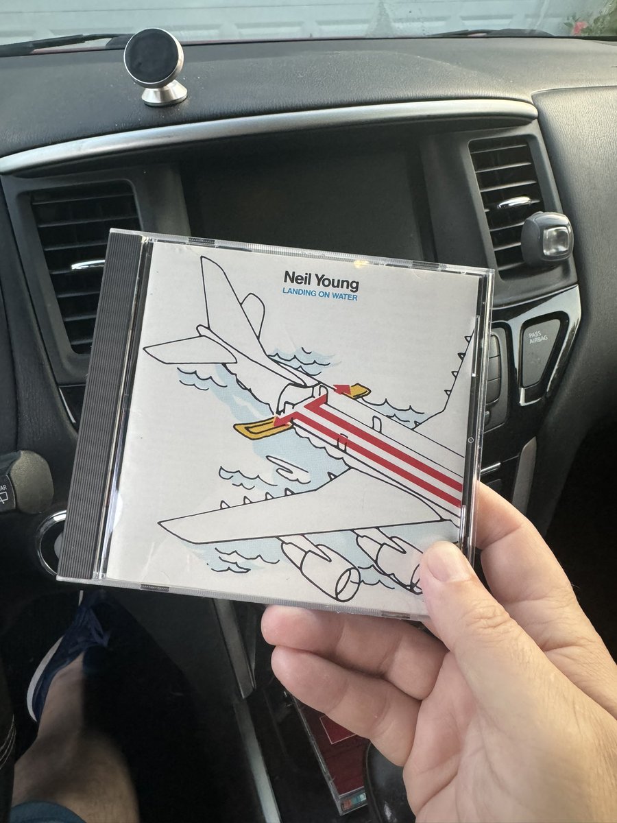 How about some 80s Geffen time period Neil Young today? “Landing on Water” is next. Even Neil thinks “it’s a piece of crap” but…there are some nice moments on it. And for anyone who wants to knock Neil for using synths on his record…guess what? Every rock star was doing it!