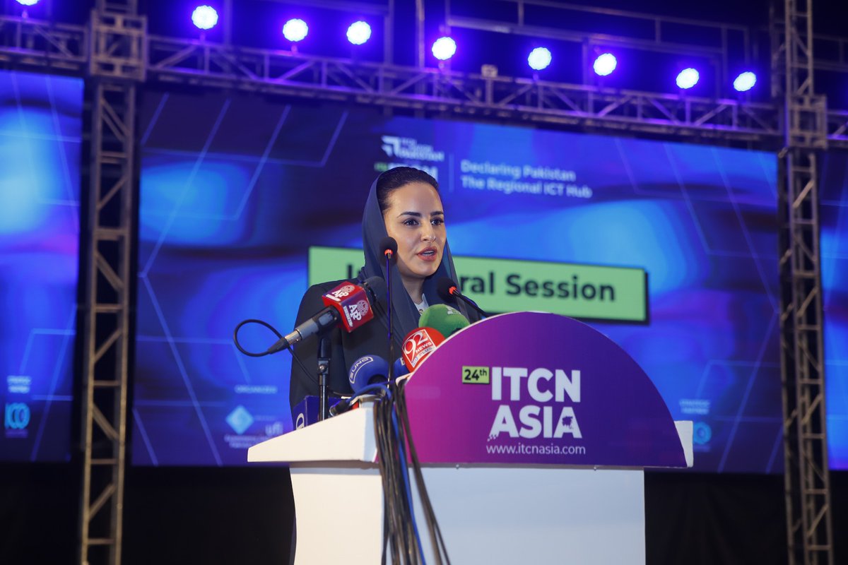 Pleased to deliver a keynote address at #ITCNAsia in Lahore 🇵🇰 speaking about - 
🔹Digital transformation’s potential of adding $54.7 billion to the economy
🔹Role of 🇵🇰 thriving entrepreneurial ecosystem in supercharging digital economy, with a staggering $322 million raised in…