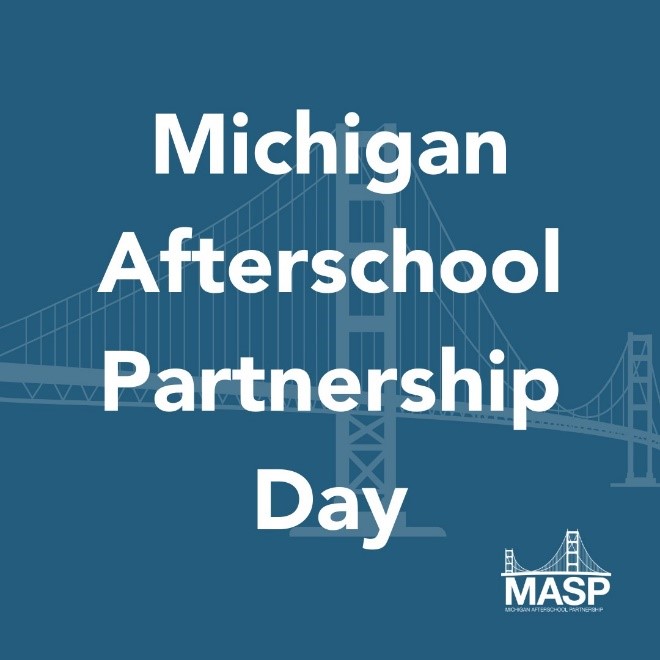 Thank you to the State of MI, legislators, partners & advocates for helping us make today “Michigan Afterschool Partnership Day!” We are committed to advocate for the continued expansion of programming across the state so all children in MI have access to out-of-school time.