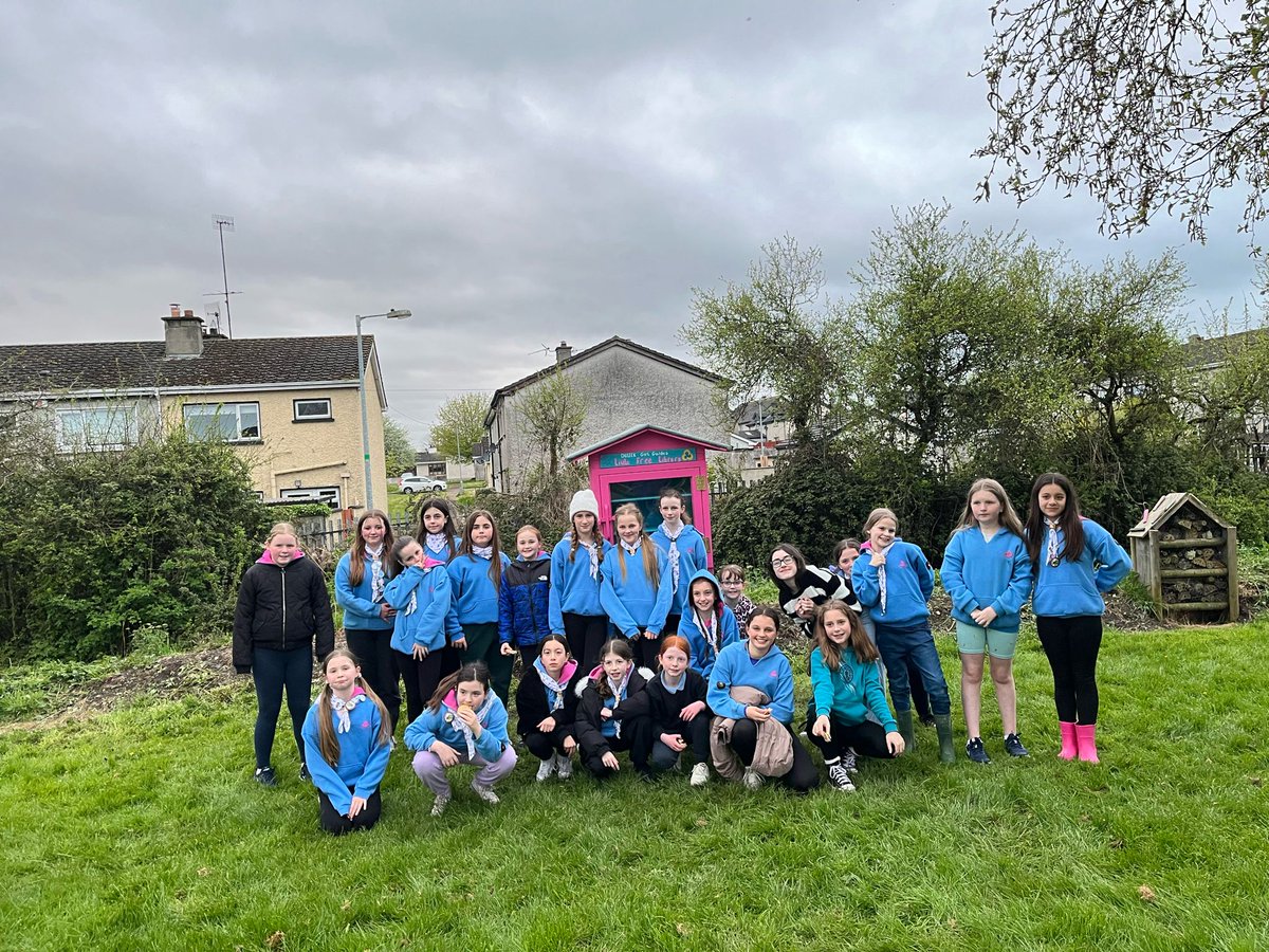 Our Guides in Duleek made a big impact for the community by installing a Little Free Library in the linear park on Station Road. 📚 They celebrated with games, s'mores, and hot chocolate—a perfect night of fun and giving back to the community! #GivingGirlsConfidence #GirlGuides