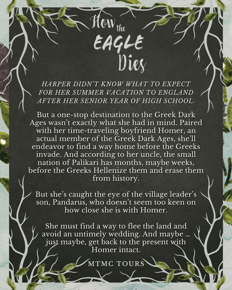 We are excited to reveal the cover of HOW THE EAGLE DIES by <a href="/HopeBolinger/">Hope Bolinger- WHY THE SPARROW CRIES OUT NOW</a>! 😍♥️ This is the second book in the Sparrow duology, a YA Time Travel Romance to be published on June 15th, 2024 from mountainbrookfire. Stunning cover by <a href="/alyssawrote/">Alyssa Roat</a>!